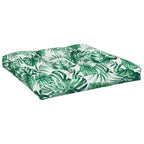 vidaXL Palettensofa-Kissen Blattmuster 70x70x12 cm
