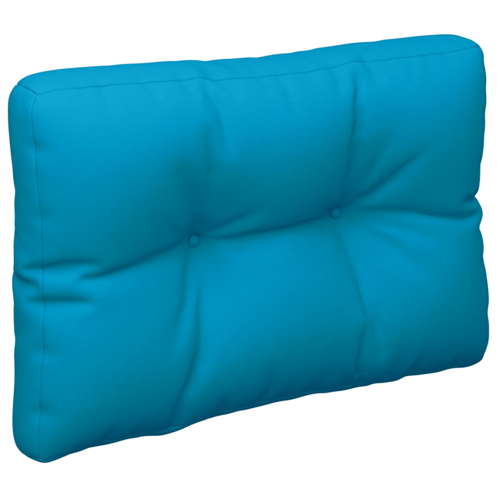 vidaXL Palettenkissen 2 Stk. Blau Stoff