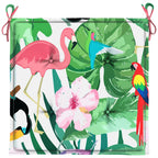 vidaXL Gartenstuhl-Kissen 4 Stk. Mehrfarbig 40x40x4 cm Stoff