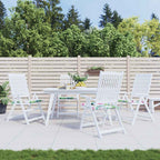 vidaXL Gartenstuhl-Kissen 4 Stk. Mehrfarbig 40x40x4 cm Stoff