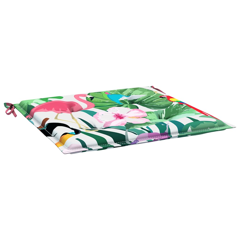 vidaXL Gartenstuhl-Kissen 6 Stk. Mehrfarbig 40x40x4 cm Stoff