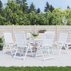 vidaXL Gartenstuhl-Kissen 6 Stk. Mehrfarbig 40x40x4 cm Stoff