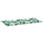 vidaXL Stuhlpolster Blatt Blattmuster 100 x 50 x 3 cm Oxford-Stoff