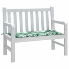vidaXL Stuhlpolster Blatt Blattmuster 100 x 50 x 3 cm Oxford-Stoff