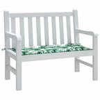 vidaXL Stuhlpolster Blatt Blattmuster 100 x 50 x 3 cm Oxford-Stoff