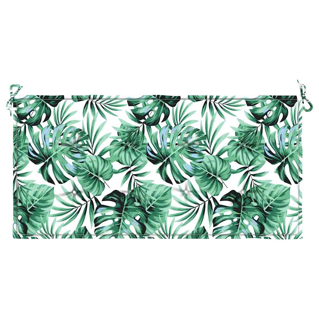 vidaXL Stuhlpolster Blatt Blattmuster 100 x 50 x 3 cm Oxford-Stoff