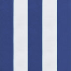 vidaXL Gartenbank-Auflage Blau&Weiß Gestreift 100x50x4cm Oxford-Gewebe