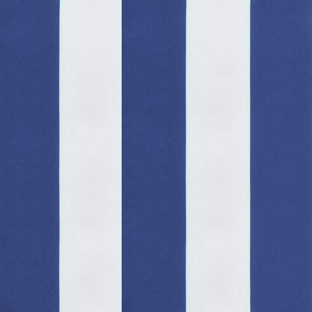 vidaXL Gartenbank-Auflage Blau&Weiß Gestreift 100x50x4cm Oxford-Gewebe