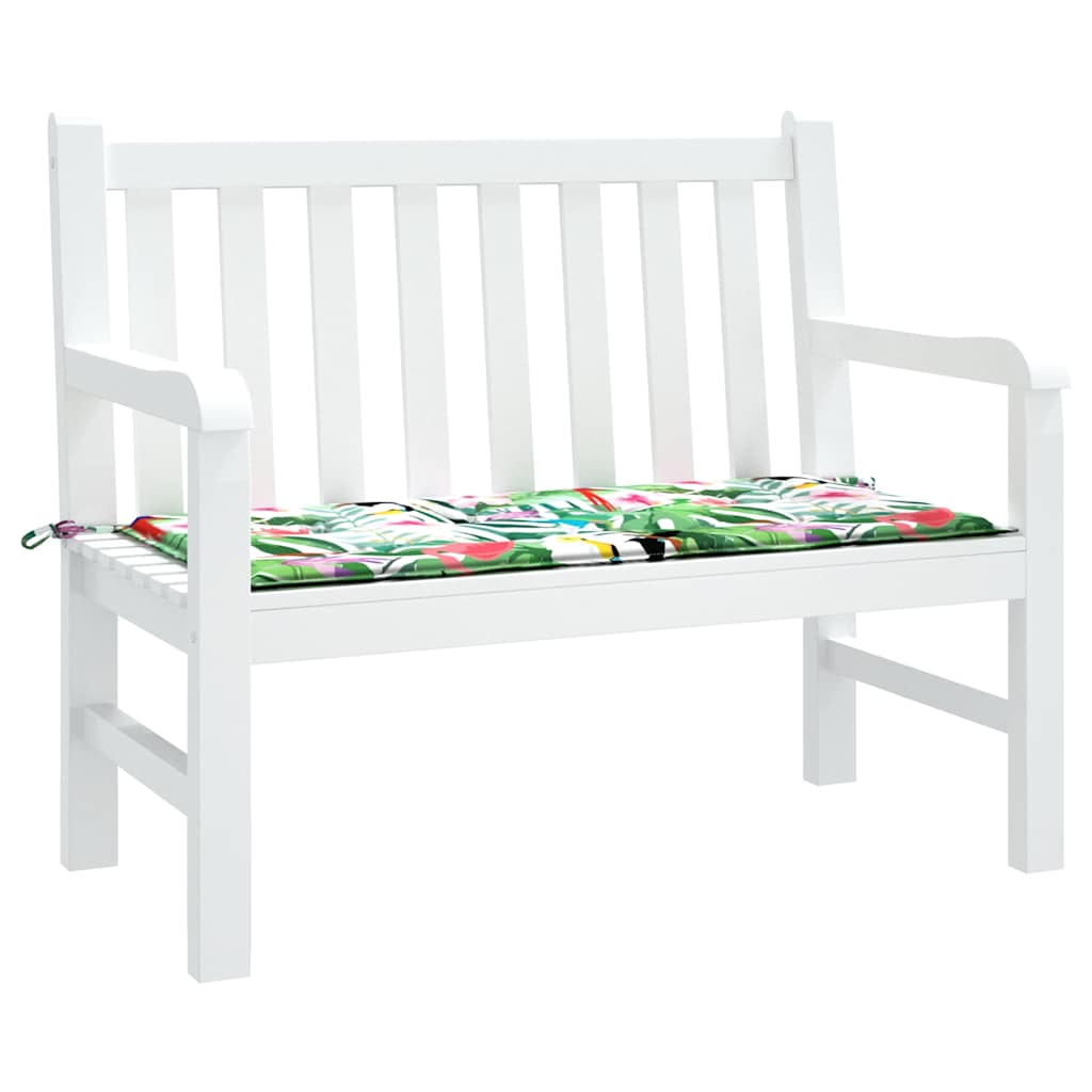 vidaXL Gartenbank-Auflage Mehrfarbig 100x50x4 cm Oxford-Gewebe