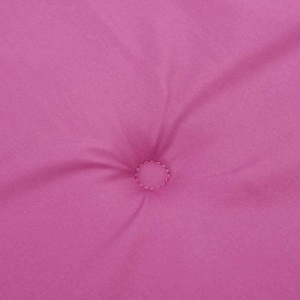 vidaXL Stuhlpolster Uni Rosa 100 x 50 x 3 cm Oxford-Stoff
