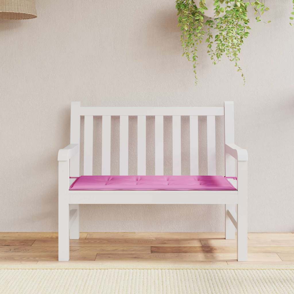 vidaXL Stuhlpolster Uni Rosa 100 x 50 x 3 cm Oxford-Stoff