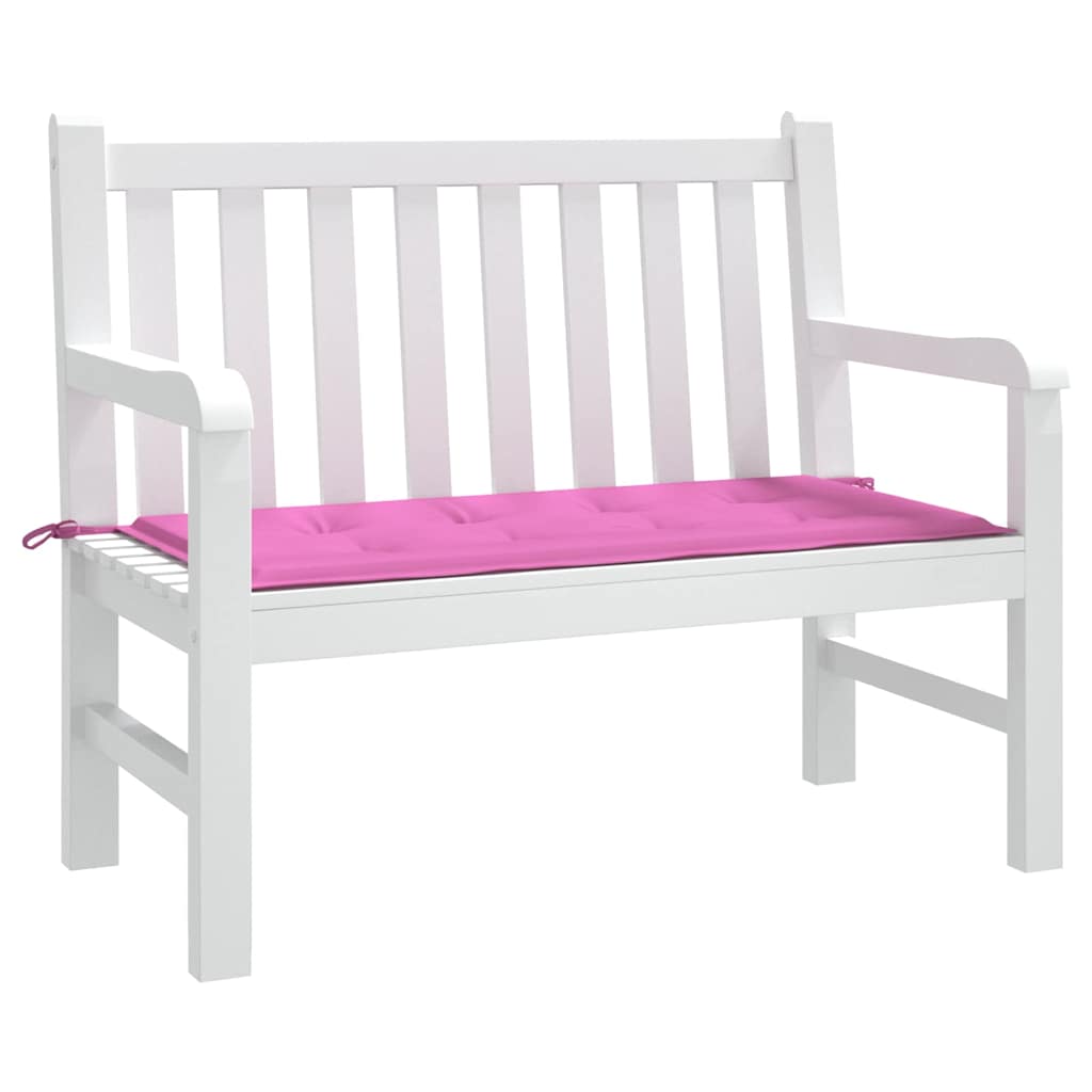 vidaXL Stuhlpolster Uni Rosa 100 x 50 x 3 cm Oxford-Stoff