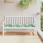 vidaXL Bankpolster Blatt Blattmuster 150 x 50 x 3 cm Oxford-Stoff