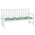 vidaXL Bankpolster Blatt Blattmuster 150 x 50 x 3 cm Oxford-Stoff