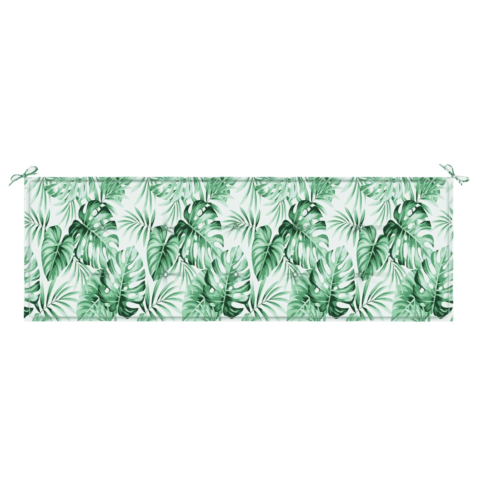 vidaXL Bankpolster Blatt Blattmuster 150 x 50 x 3 cm Oxford-Stoff