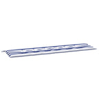 vidaXL Bankpolster Schwarz kariert 150 x 50 x 3 cm Oxford-Stoff