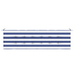 vidaXL Bankpolster Schwarz kariert 150 x 50 x 3 cm Oxford-Stoff
