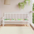 vidaXL Bankpolster Floral Mehrfarbig 150 x 50 x 3 cm Oxford-Stoff