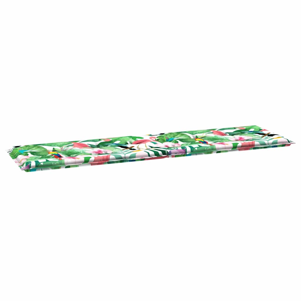 vidaXL Bankpolster Floral Mehrfarbig 150 x 50 x 3 cm Oxford-Stoff