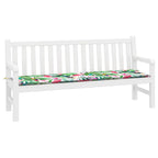 vidaXL Bankpolster Floral Mehrfarbig 150 x 50 x 3 cm Oxford-Stoff