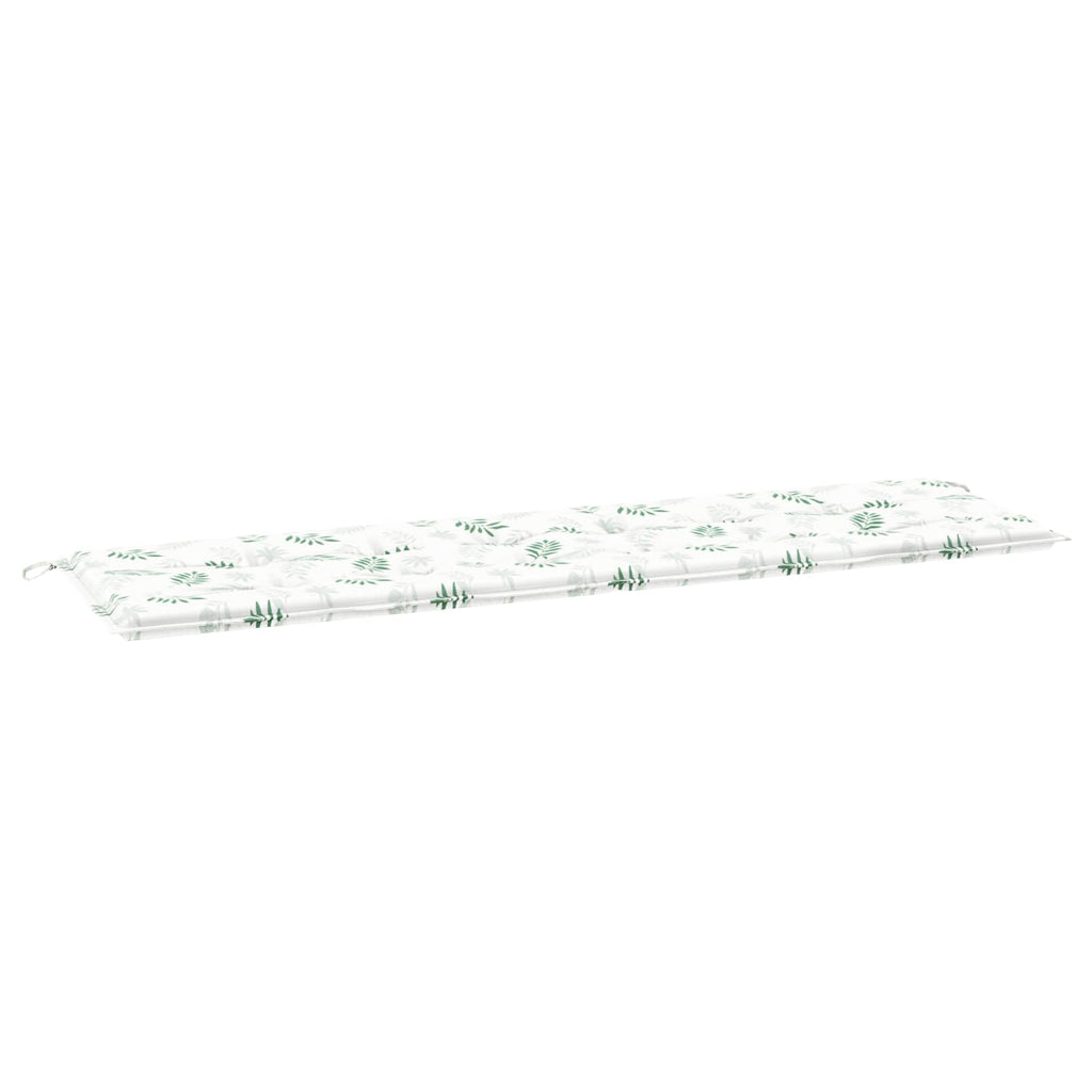 vidaXL Bankpolster Blatt Blattdesign 150 x 50 x 3 cm Oxford-Stoff