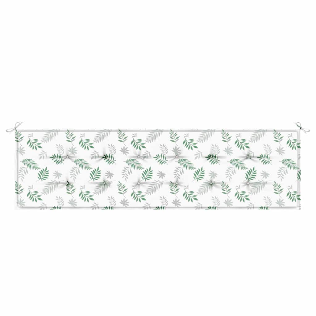 vidaXL Bankpolster Blatt Blattdesign 150 x 50 x 3 cm Oxford-Stoff