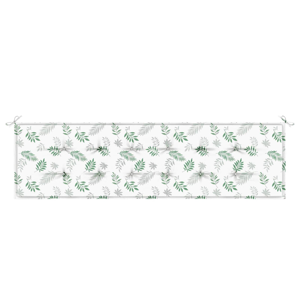 vidaXL Bankpolster Blatt Blattdesign 150 x 50 x 3 cm Oxford-Stoff