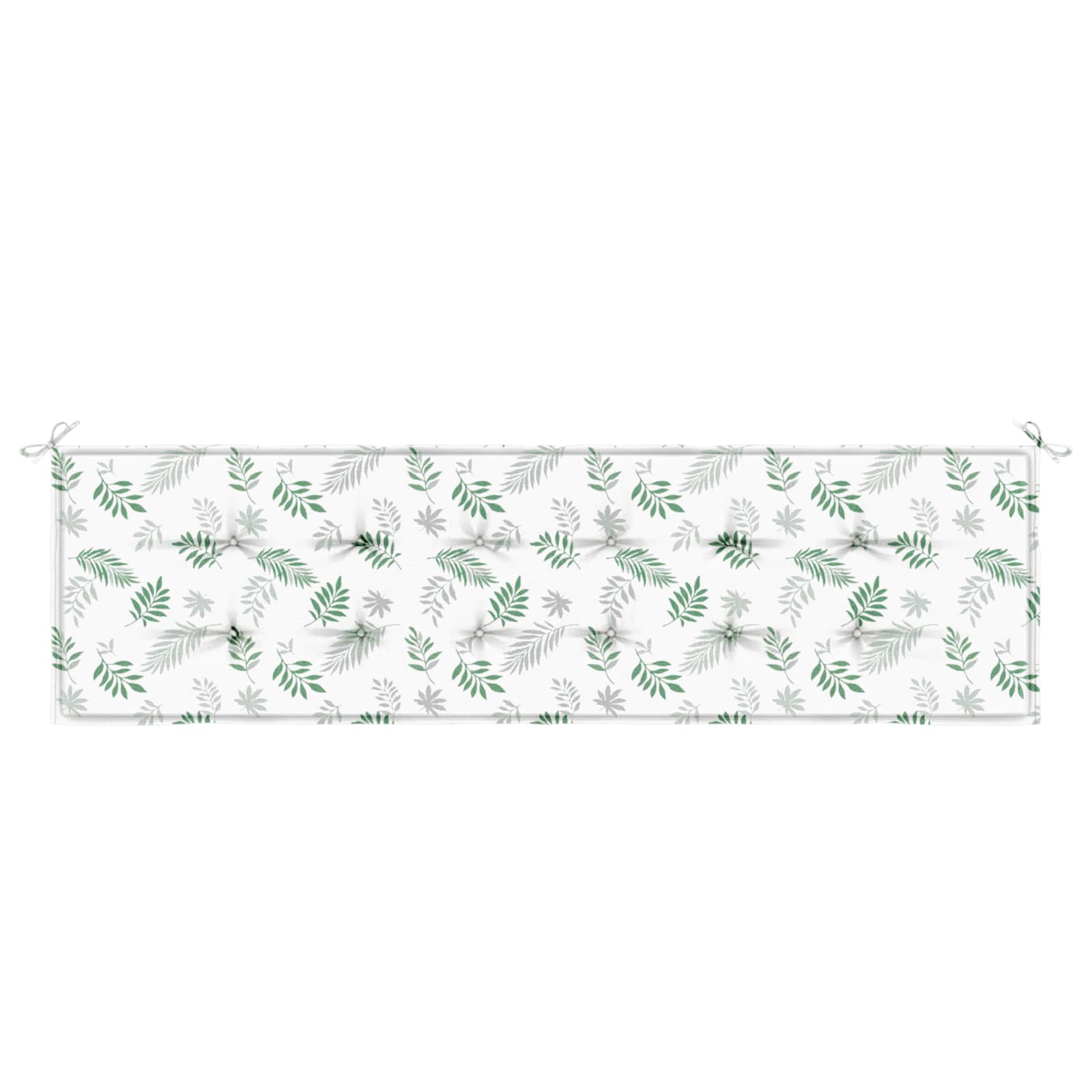 vidaXL Bankpolster Blatt Blattdesign 150 x 50 x 3 cm Oxford-Stoff
