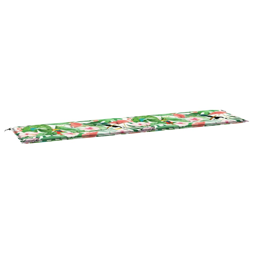 vidaXL Gartenbank-Auflage Mehrfarbig 200x50x4 cm Stoff