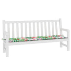 vidaXL Gartenbank-Auflage Mehrfarbig 200x50x4 cm Stoff