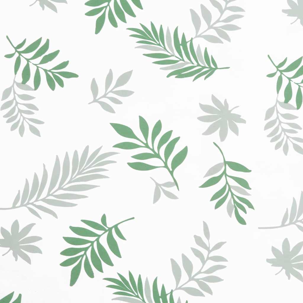 vidaXL Gartenbank-Auflage Blattmuster 200x50x4 cm Stoff