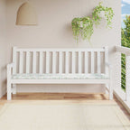 vidaXL Gartenbank-Auflage Blattmuster 200x50x4 cm Stoff