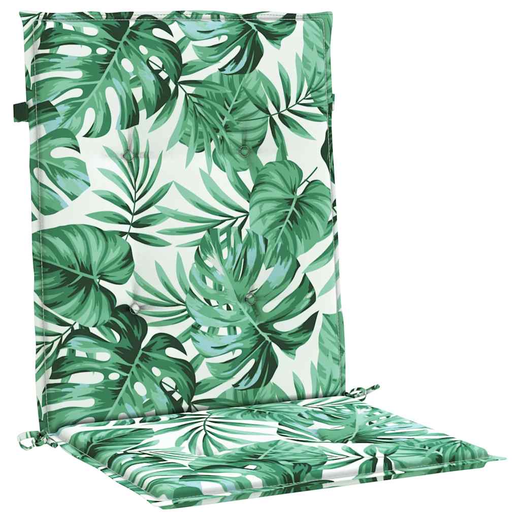 vidaXL Rückenstützkissen Blatt 2 pcs Blattmuster 100 x 50 x 3 cm
