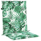 vidaXL Rückenstützkissen Blatt 6 pcs Blattmuster 100 x 50 x 3 cm