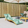 vidaXL Liege-Kissen Blatt Blattmuster 200 x 70 x 3 cm Oxford-Stoff