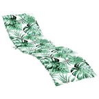 vidaXL Liege-Kissen Blatt Blattmuster 200 x 70 x 3 cm Oxford-Stoff