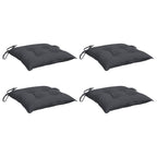 vidaXL Stuhlkissen 4 Stk. Anthrazit 40x40x7 cm Oxford-Gewebe