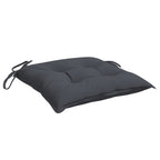vidaXL Stuhlkissen 4 Stk. Anthrazit 40x40x7 cm Oxford-Gewebe