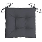 vidaXL Stuhlkissen 6 Stk. Anthrazit 40x40x7 cm Oxford-Gewebe