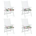 vidaXL Sitzkissen 4 Stk. Mehrfarbig 40x40x7 cm Stoff