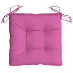 vidaXL Stuhlkissen 2 Stk. Rosa 40x40x7 cm Stoff
