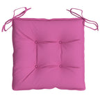 vidaXL Stuhlkissen 6 Stk. Rosa 40x40x7 cm Stoff