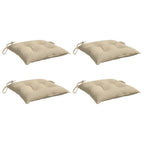 vidaXL Palettenkissen 4 Stk. Beige 50x50x7 cm Oxford-Gewebe