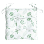 vidaXL Stuhlkissen 4 Stk. Blattmuster 50x50x7 cm Oxford-Gewebe