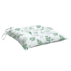 vidaXL Stuhlkissen 6 Stk. Blattmuster 50x50x7 cm Oxford-Gewebe