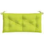 vidaXL Gartenbank-Auflage Knallgrün 100x50x7 cm Oxford-Gewebe