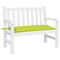 vidaXL Gartenbank-Auflage Knallgrün 100x50x7 cm Oxford-Gewebe
