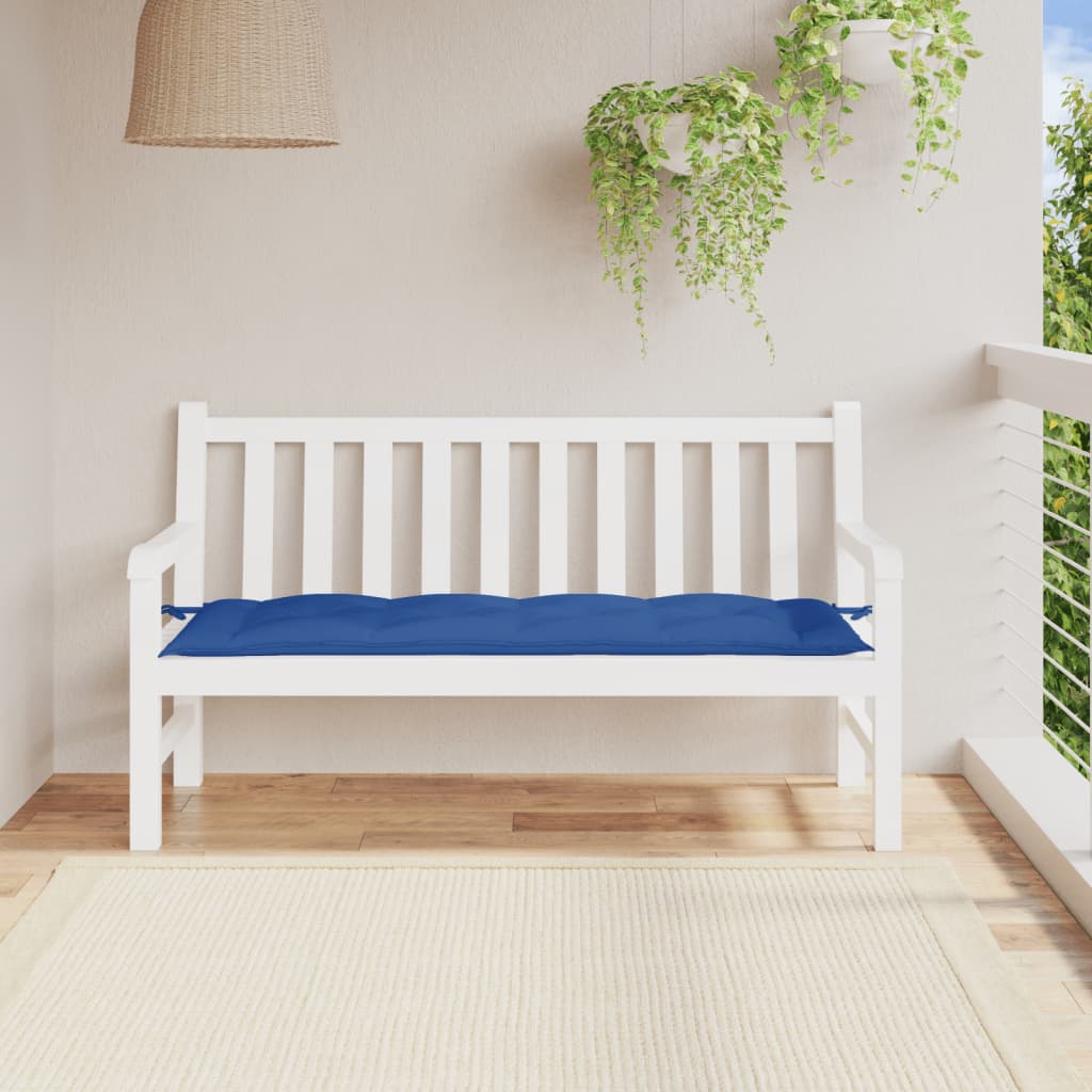 vidaXL Gartenbank-Auflage Königsblau 150x50x7 cm Oxford-Gewebe