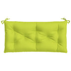 vidaXL Gartenbank-Auflagen 2 Stk. Knallgrün 100x50x7 cm Oxford-Gewebe