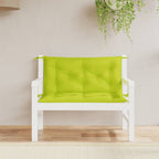 vidaXL Gartenbank-Auflagen 2 Stk. Knallgrün 100x50x7 cm Oxford-Gewebe